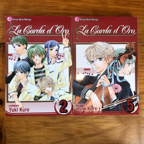 La Corda d’Oro Manga Volume 1, 2, 5, 6, 7, 8, & 9 Yuki Kure Shojo Music School - Picture 4 of 9